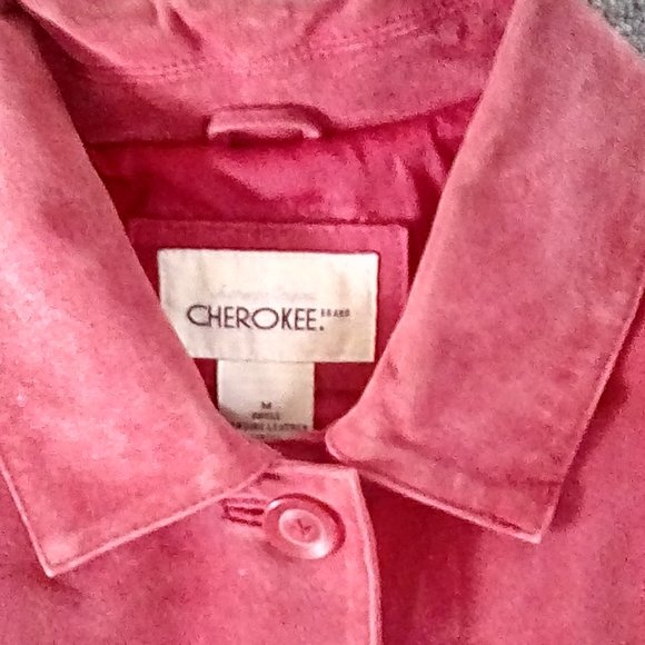 Red Washable (!?!) Suede Coat by CHEROKEE - Picture 6 of 6
